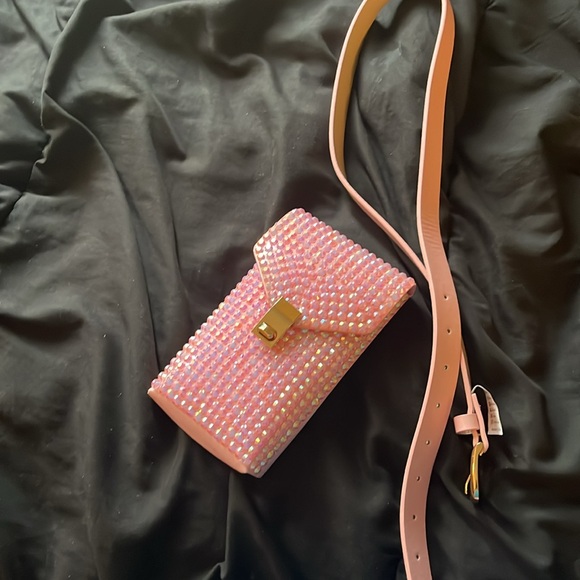 Pink Rhinestone Fanny Pack - Picture 2 of 7